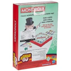 Monopoly Grab & Go Portable Family Game Property Trading Travel -Halloween Costumes Store GRAB1002 6265 U082 2 opt