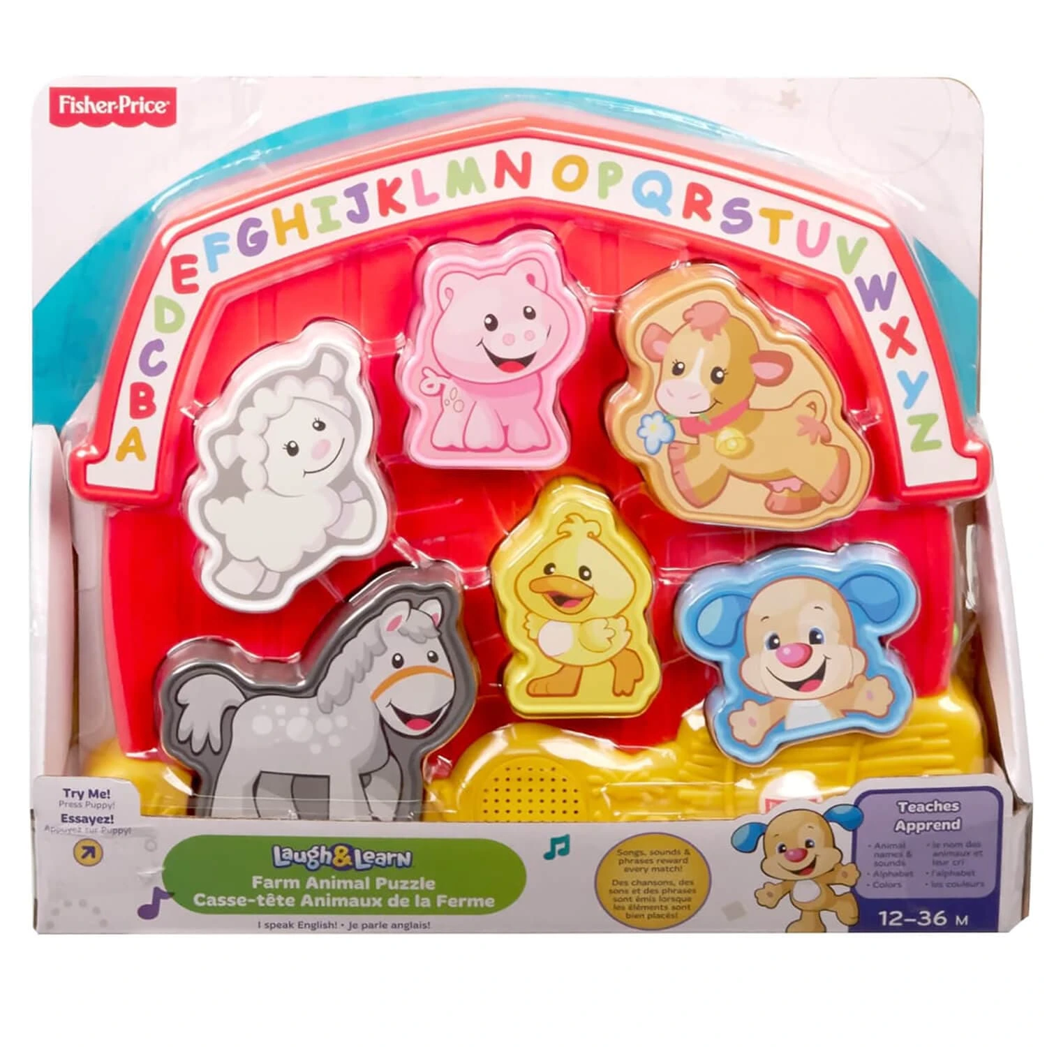 Fisher Price Animal Puzzle Interactive Songs Phrases 12m+ 3 Fisher Price Animal Puzzle Interactive Songs Phrases 12m+