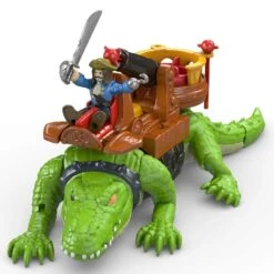 Imaginext Walking Crocodile & Captain Hook Action Figure 40cm -Halloween Costumes Store GRADHH63 6447 9633 3 opt