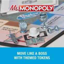 Hasbro Ms Monopoly Family Board Game Property Trading Fun -Halloween Costumes Store GRAE842459711020 4 opt