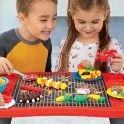 Play-Doh Kitchen Creations Big Grillin Playset 40 Piece BBQ Toy -Halloween Costumes Store GRAE8742 6398 EL00 5 opt