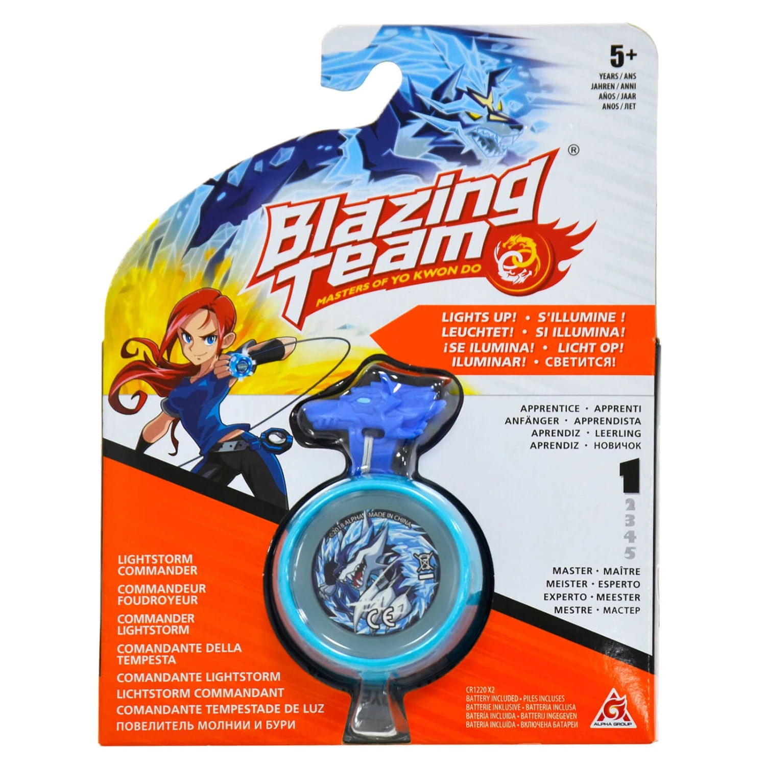 Blazing Team Yo-Yo Lightstorm Commander Yo Kwon Do Light Up 3 Blazing Team Yo-Yo Lightstorm Commander Yo Kwon Do Light Up