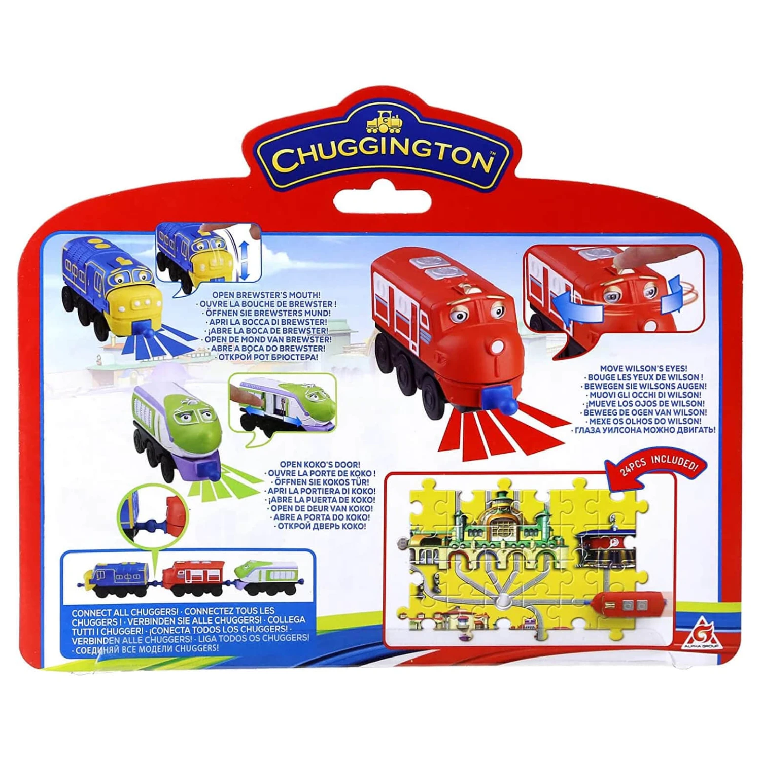 Pack Of 3 Chuggington Look Alive Chuggers Trains With Jigsaw 5 Pack Of 3 Chuggington Look Alive Chuggers Trains With Jigsaw - Image 3