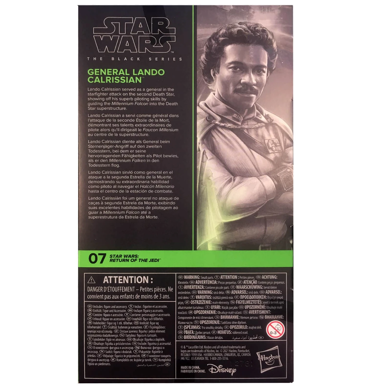 Star Wars Black Series Lando Calrissian Action Figure 15cm 5 Star Wars Black Series Lando Calrissian Action Figure 15cm - Image 3