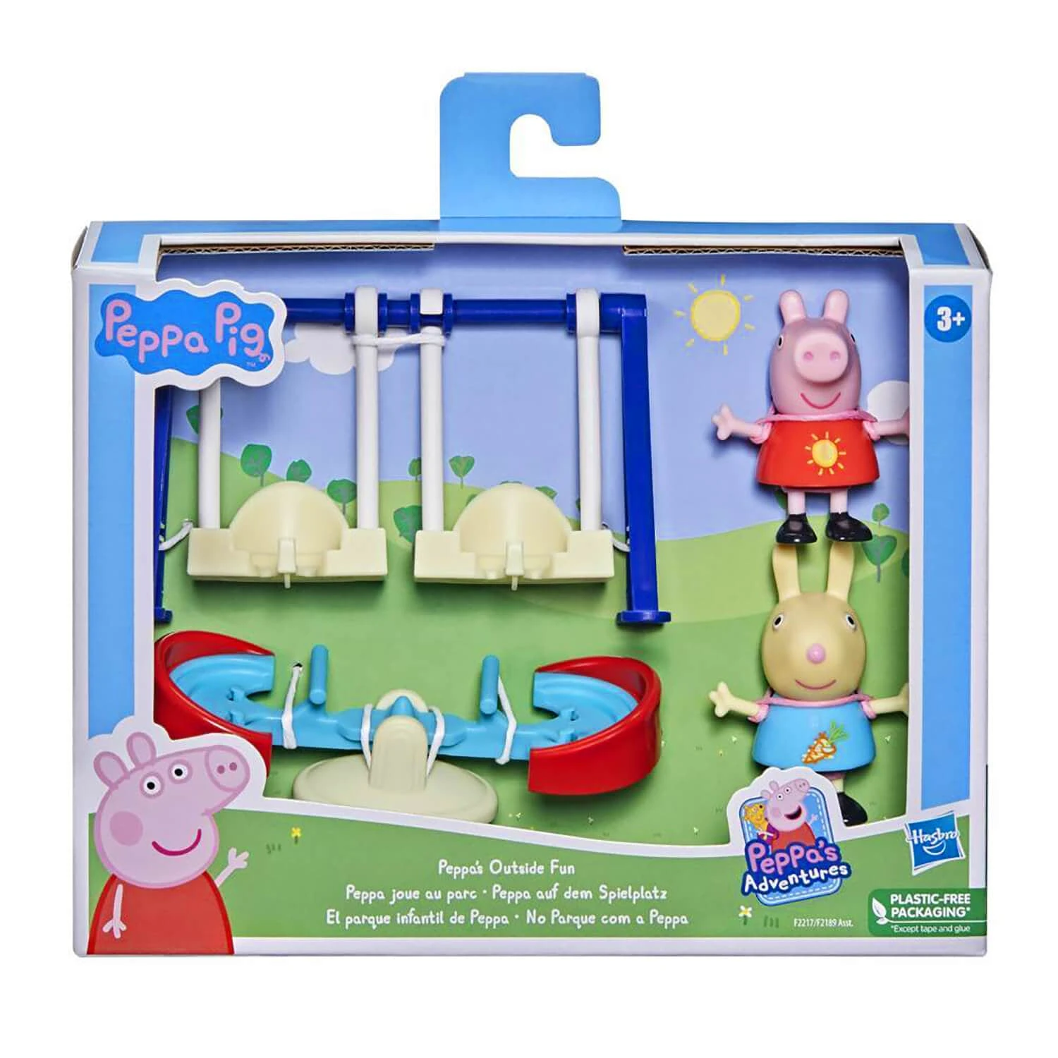 Peppa Pig Outside Fun Playground Playset Swings Seesaw 2 Figures 3 Peppa Pig Outside Fun Playground Playset Swings Seesaw 2 Figures
