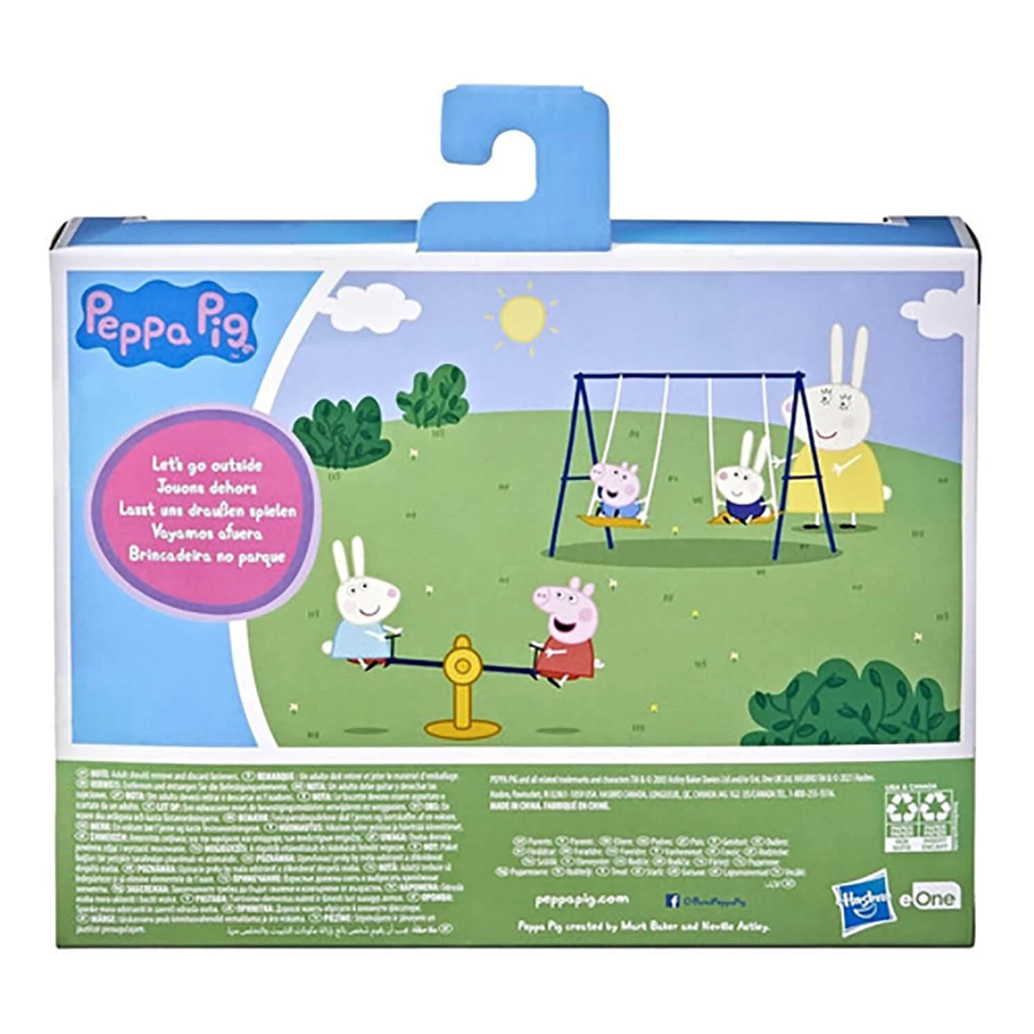 Peppa Pig Outside Fun Playground Playset Swings Seesaw 2 Figures 5 Peppa Pig Outside Fun Playground Playset Swings Seesaw 2 Figures - Image 3