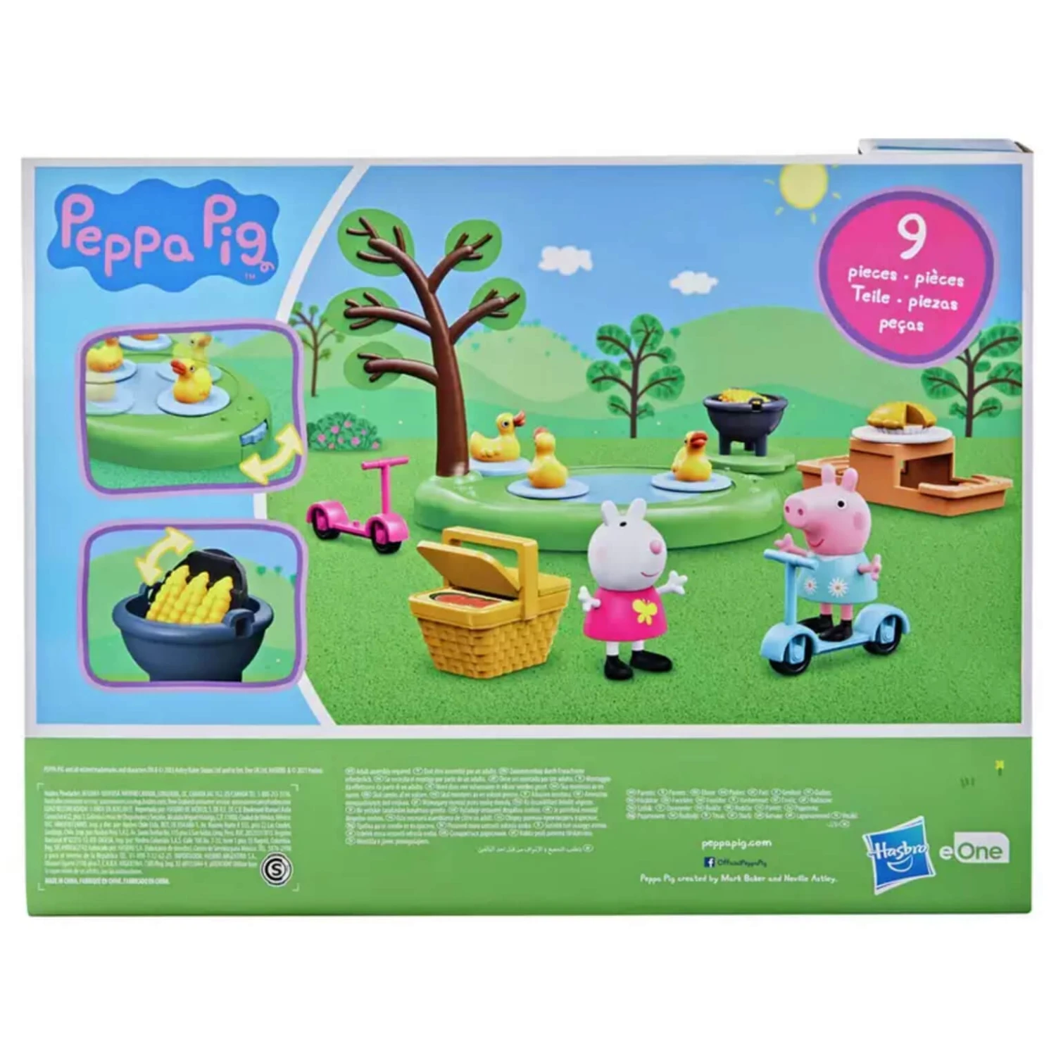 Peppa Pig Peppa's Picnic Playset 10 Piece Duck Pond 2 Figures 8 Peppa Pig Peppa's Picnic Playset 10 Piece Duck Pond 2 Figures - Image 6