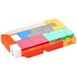 Hasbro Jenga Maker Family Game Build Race 28 Wooden Blocks Age 8+ -Halloween Costumes Store GRAF4528 6358 1020 2 opt