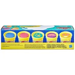 Play-Doh Colour Me Happy Compound 5 Tubs Emojis Dough -Halloween Costumes Store GRAF4715 6344 5L10 2 opt