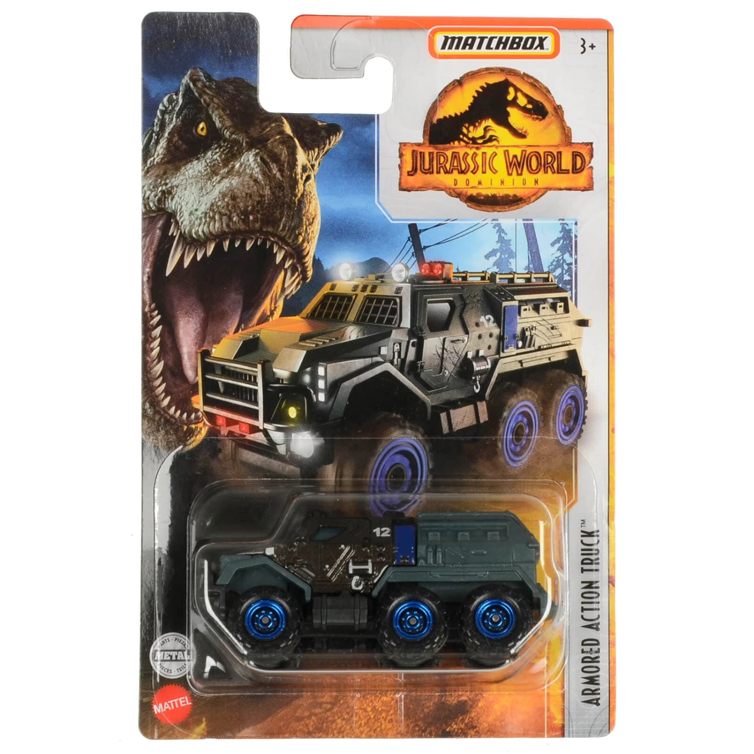 Matchbox Jurassic World Vehicles Die-Cast Car Truck 1:64 4 Matchbox Jurassic World Vehicles Die-Cast Car Truck 1:64 - Image 2