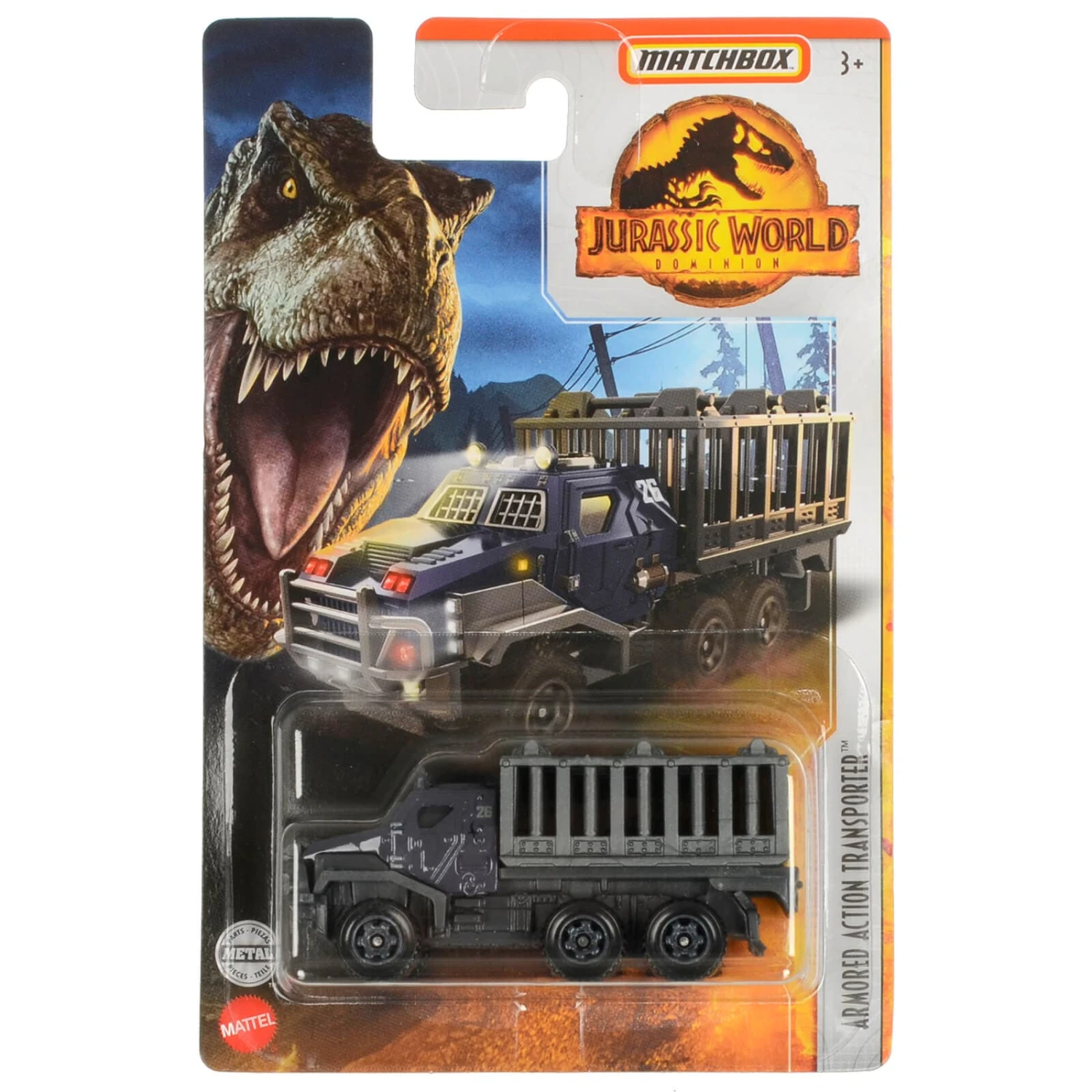 Matchbox Jurassic World Vehicles Die-Cast Car Truck 1:64 5 Matchbox Jurassic World Vehicles Die-Cast Car Truck 1:64 - Image 3