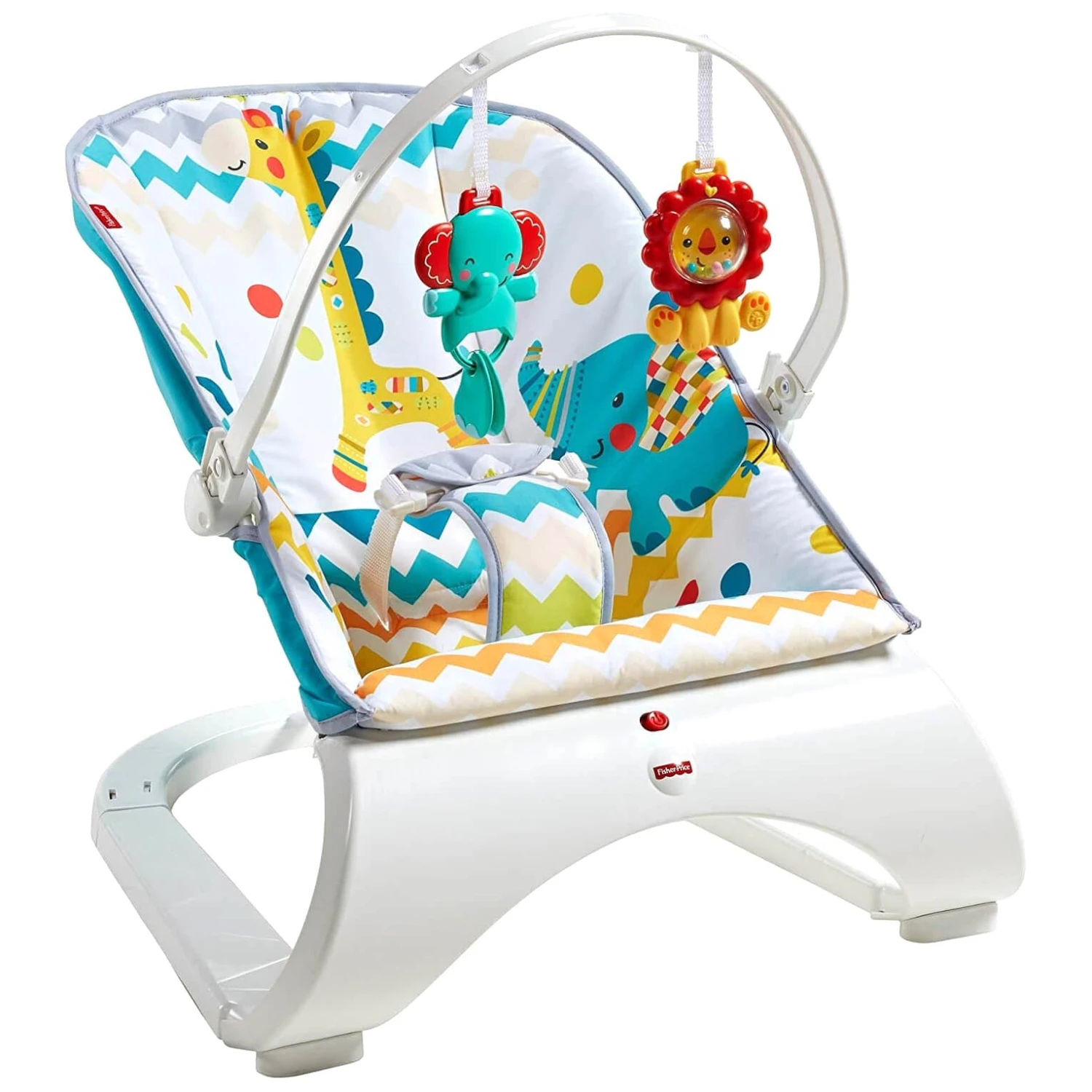 Fisher Price Curve Bouncer Seat Baby Soothe Comfort Entertain 4 Fisher Price Curve Bouncer Seat Baby Soothe Comfort Entertain - Image 2