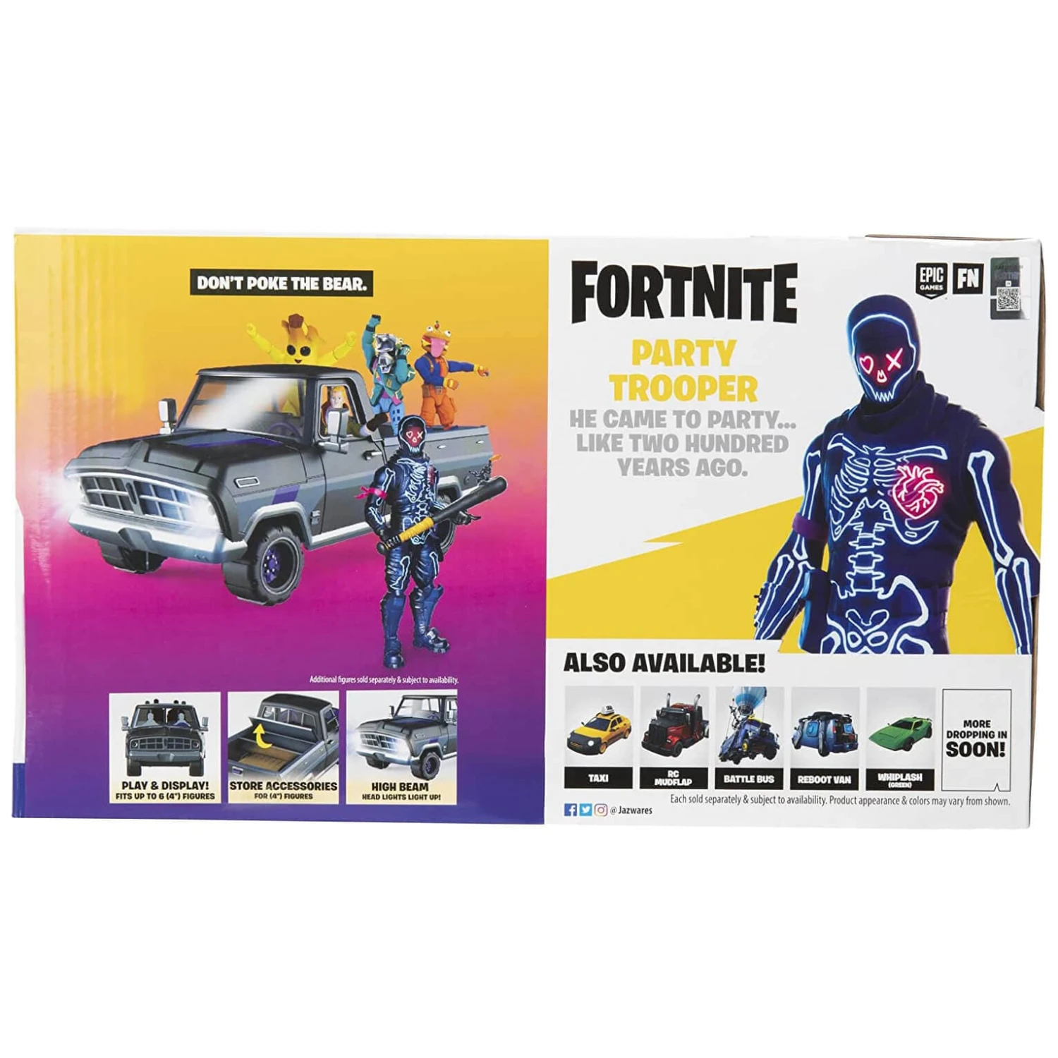 Fortnite The Bear Vehicle Truck LED Lights Party Trooper Figure 8 Fortnite The Bear Vehicle Truck LED Lights Party Trooper Figure - Image 6