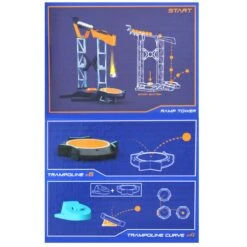 Goliath BoomTrix Showdown Playset Stunt Trampoline Action Toy -Halloween Costumes Store GRAGL60104 6462 5 opt