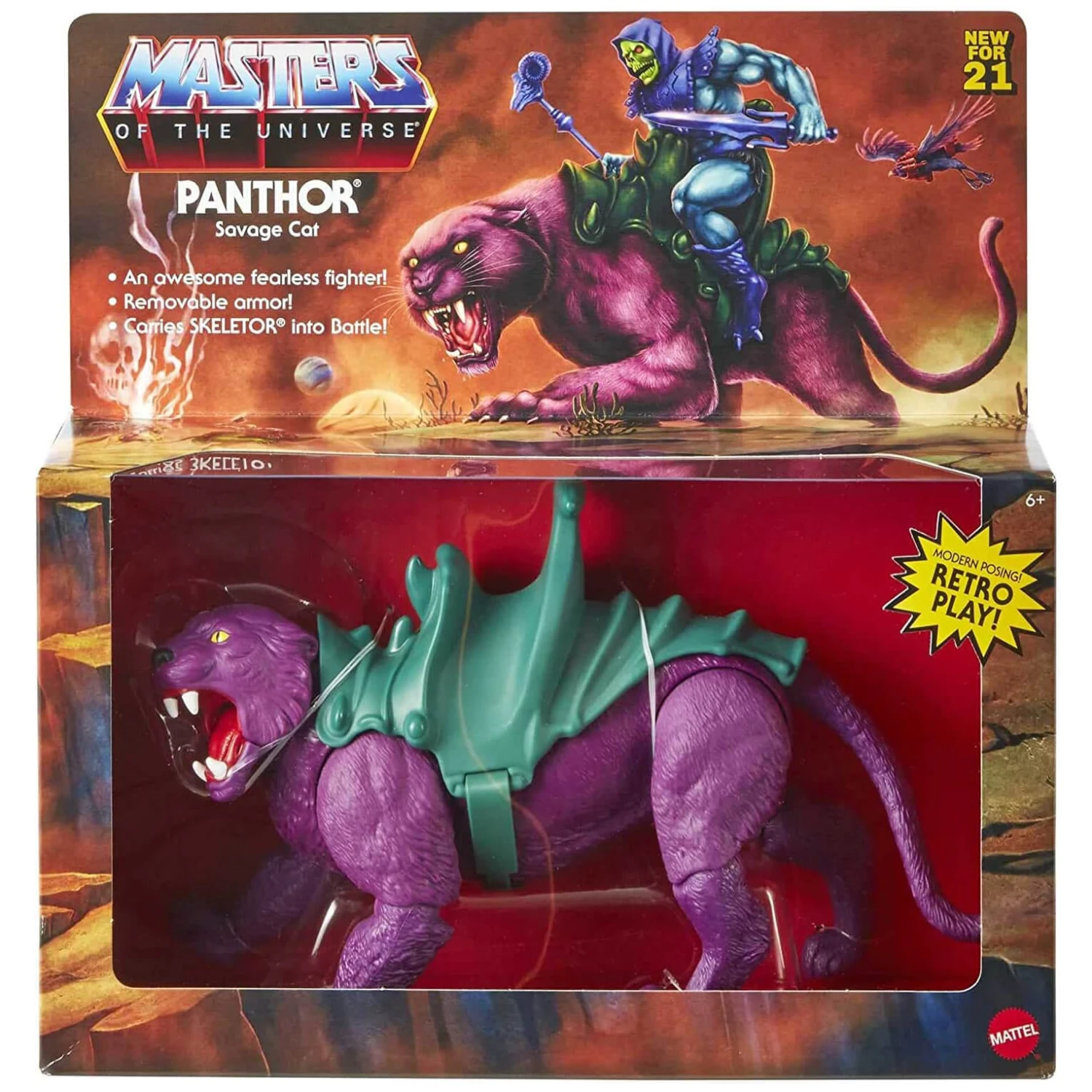 Masters Of The Universe Action Figure Big Cat Retro Play 26cm 4 Masters Of The Universe Action Figure Big Cat Retro Play 26cm - Image 2