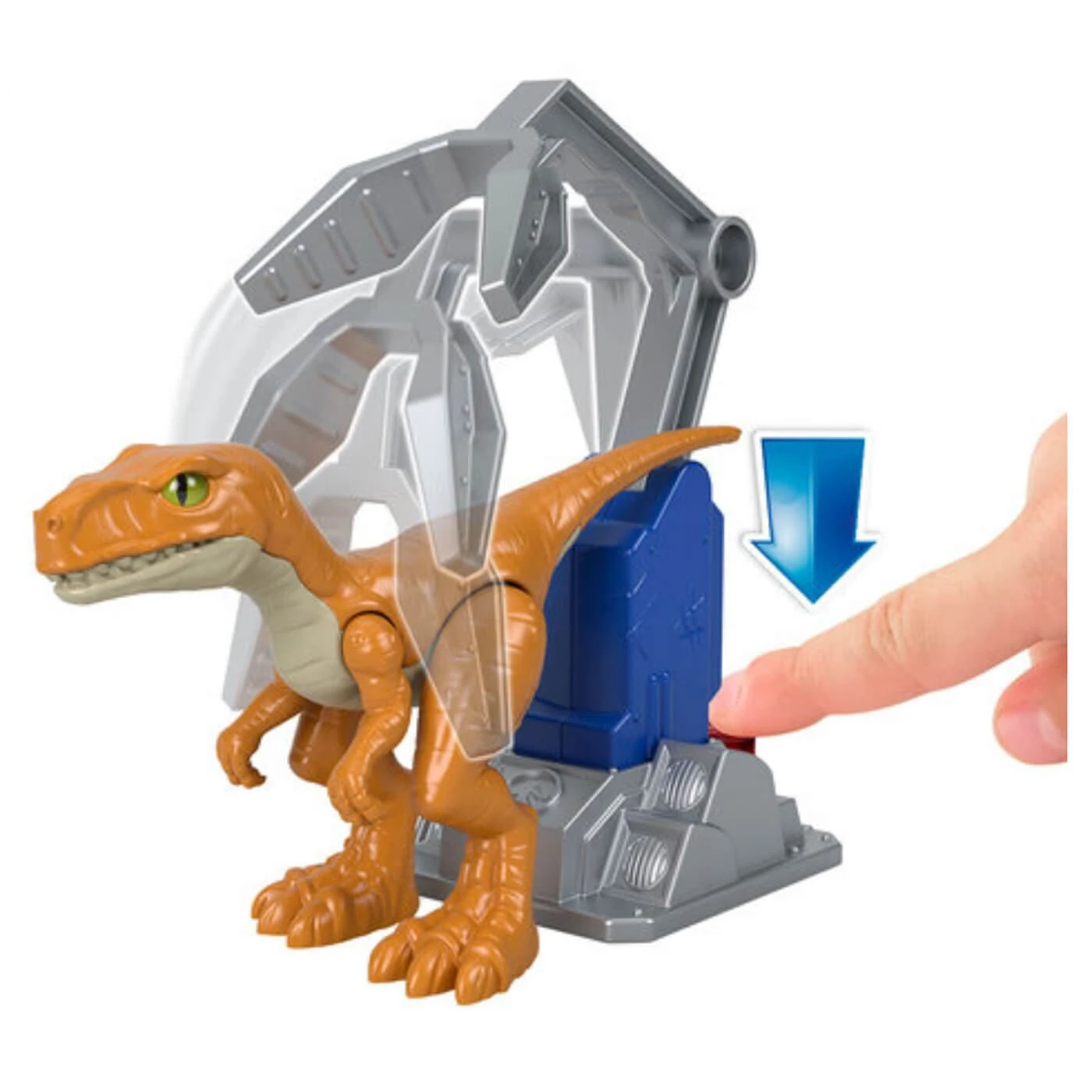 Imaginext Jurassic World Dominion Dinosaur Figure & Harness 8 Imaginext Jurassic World Dominion Dinosaur Figure & Harness - Image 6