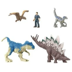 Jurassic World Minis Pack Of 5 Dinosaur Theme Action Figures -Halloween Costumes Store GRAGWP70 6470 922A A 2 opt