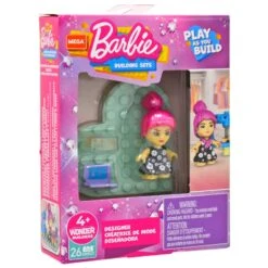 Barbie Mega Construx Micro Doll Building Set Heart Base -Halloween Costumes Store GRAGWR21 C 6294 963A D 1