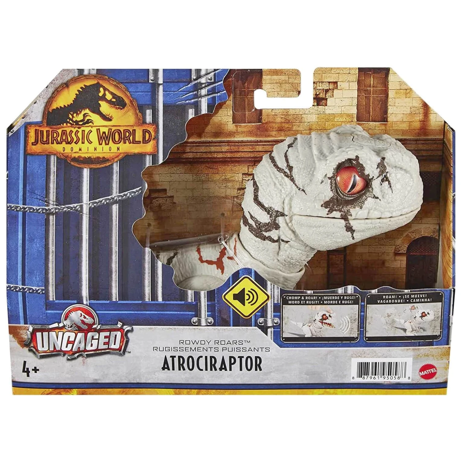 Jurassic World Rowdy Roars Atrociraptor Interactive Dinosaur 21cm 3 Jurassic World Rowdy Roars Atrociraptor Interactive Dinosaur 21cm