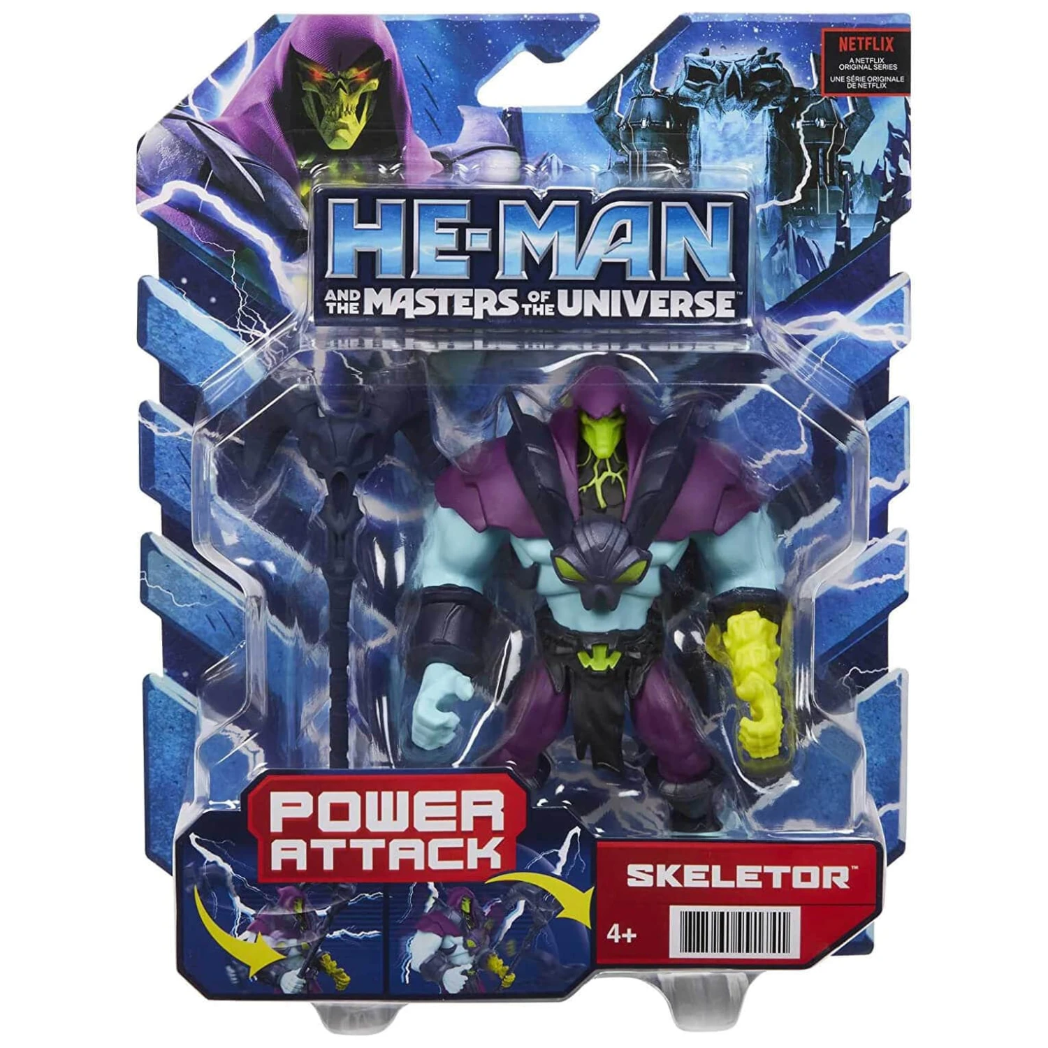 Masters Of The Universe Skeletor Action Figure Power Attack 14cm 3 Masters Of The Universe Skeletor Action Figure Power Attack 14cm