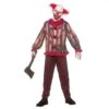 Boys Vintage Circus Clown Costume With Mask Red Black -Halloween Costumes Store HB 6558 opt