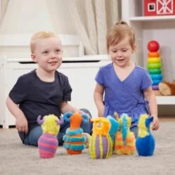 Melissa & Doug Plush Monster 6 Pin Bowling Game With Storage Bag -Halloween Costumes Store HEA12210 3 opt