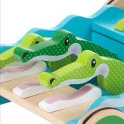 Melissa & Doug Chomp & Clack Alligator Wooden Push Along Toy -Halloween Costumes Store HEA13129 5 opt