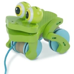 Melissa & Doug First Play Wooden Frog Pull Along Toddler Toy 8 Melissa & Doug First Play Wooden Frog Pull Along Toddler Toy -Halloween Costumes Store HEA13205 1 opt