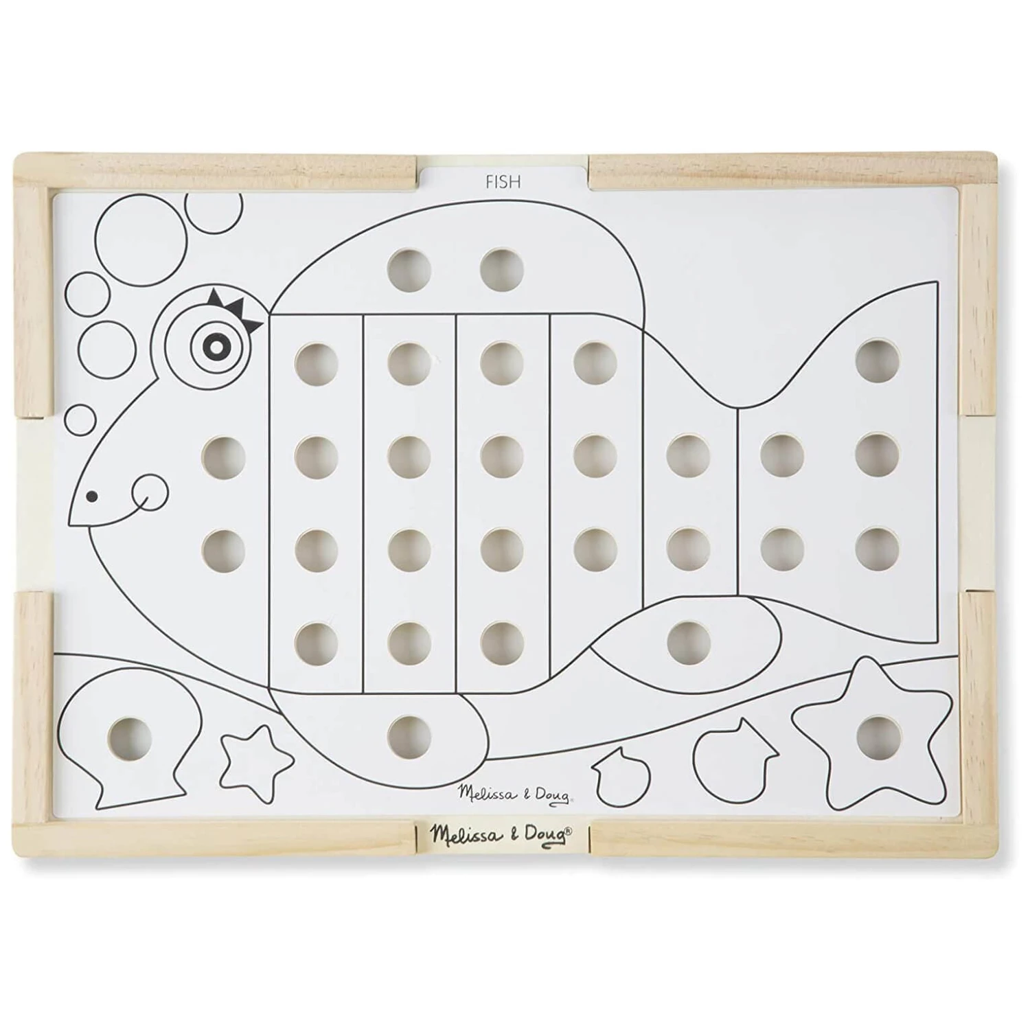 Melissa & Doug Sort & Snap Colour Match Wooden Frame Play Board 6 Melissa & Doug Sort & Snap Colour Match Wooden Frame Play Board - Image 4