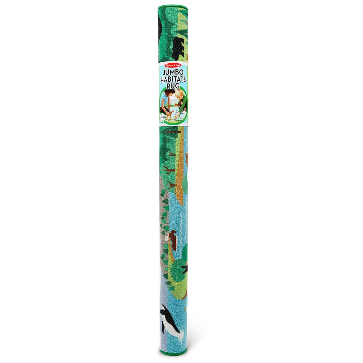 Melissa & Doug Jumbo Habitats Rug 5 Animals Play Mat 200cm 6 Melissa & Doug Jumbo Habitats Rug 5 Animals Play Mat 200cm - Image 4