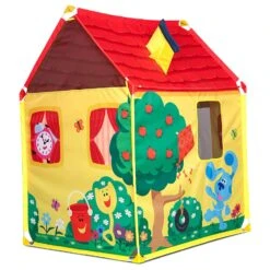 Melissa & Doug Blue's House Play Tent Indoor Outdoor 1.2m -Halloween Costumes Store HEA33022 4 opt