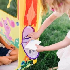 Melissa & Doug Blue's House Play Tent Indoor Outdoor 1.2m -Halloween Costumes Store HEA33022 5 opt