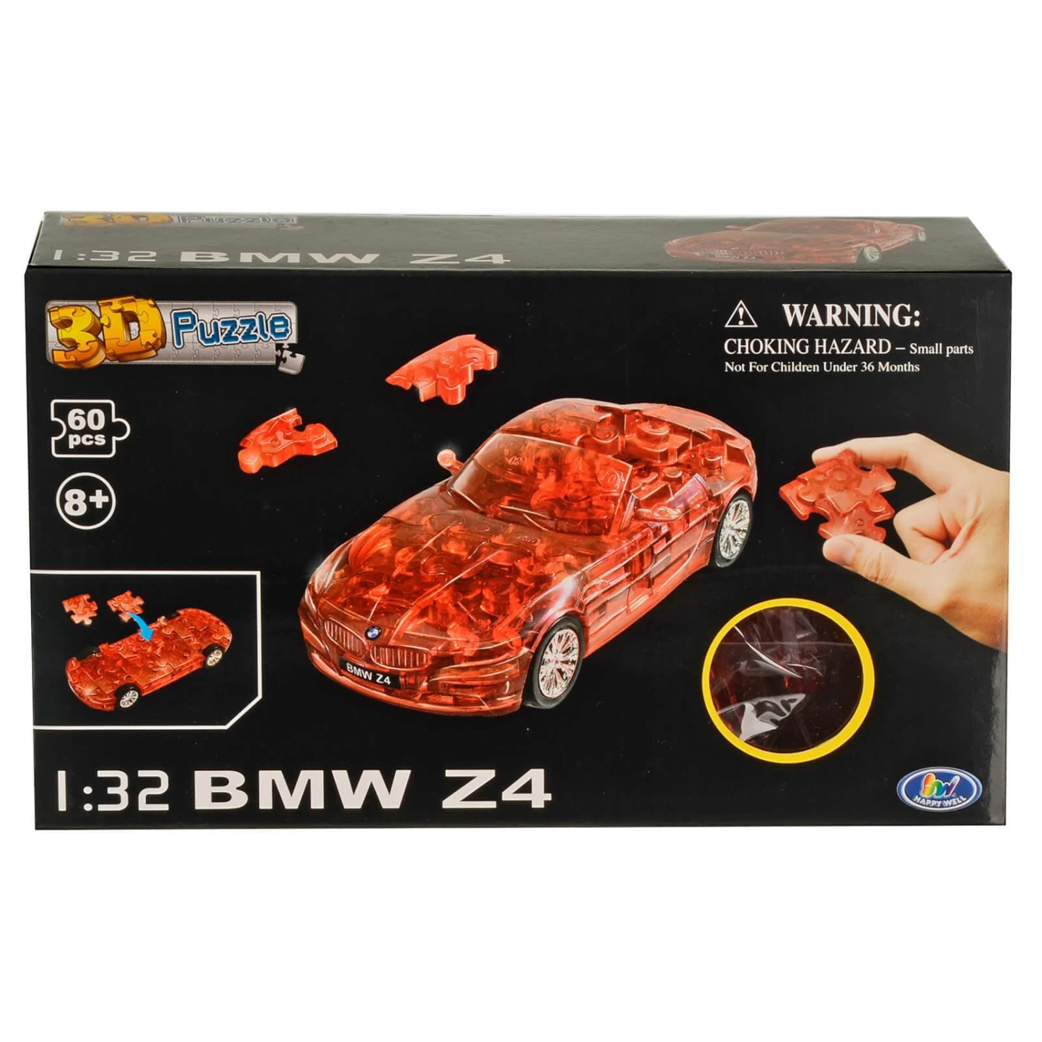 3D Jigsaw Puzzle Car 1:32 Scale Model Plastic Pieces Age 8+ 6 3D Jigsaw Puzzle Car 1:32 Scale Model Plastic Pieces Age 8+ - Image 4