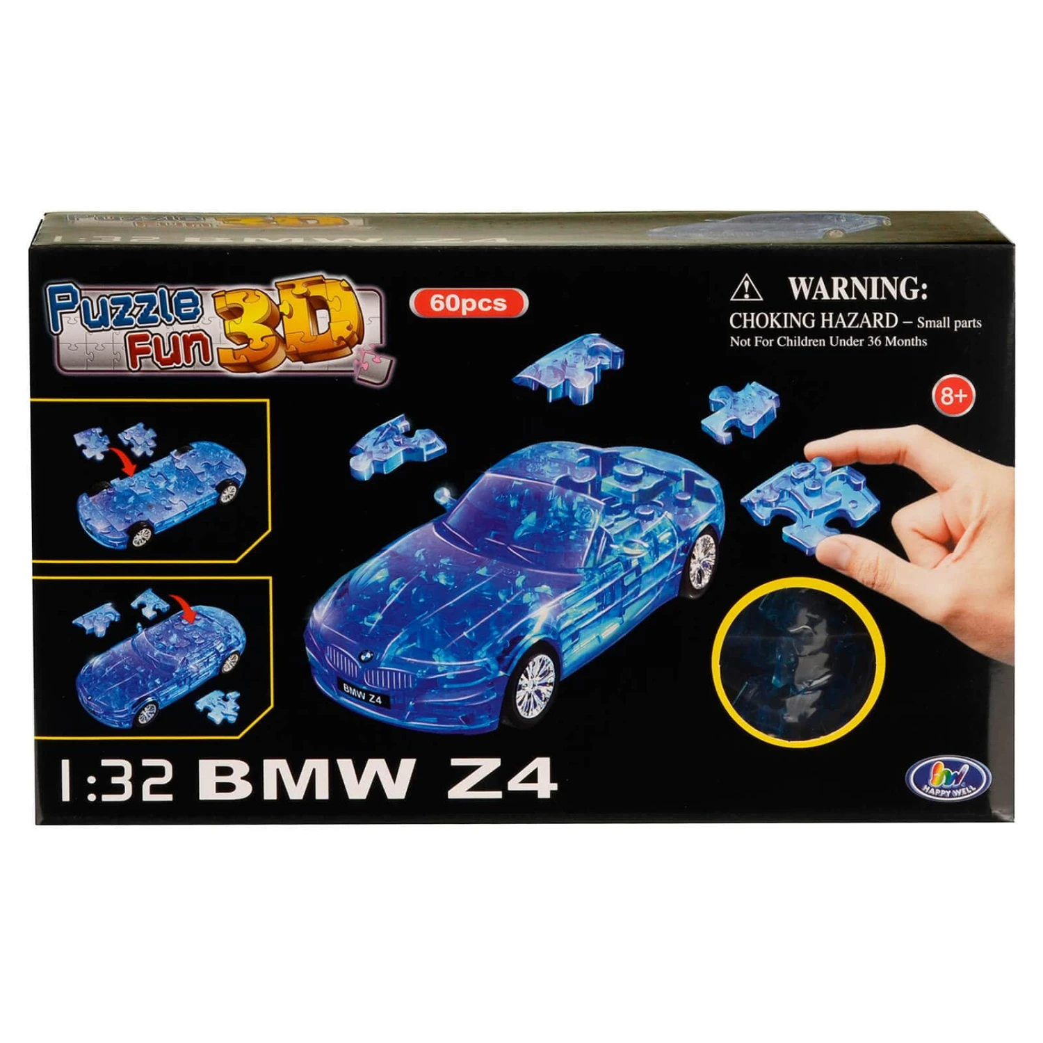 3D Jigsaw Puzzle Car 1:32 Scale Model Plastic Pieces Age 8+ 7 3D Jigsaw Puzzle Car 1:32 Scale Model Plastic Pieces Age 8+ - Image 5