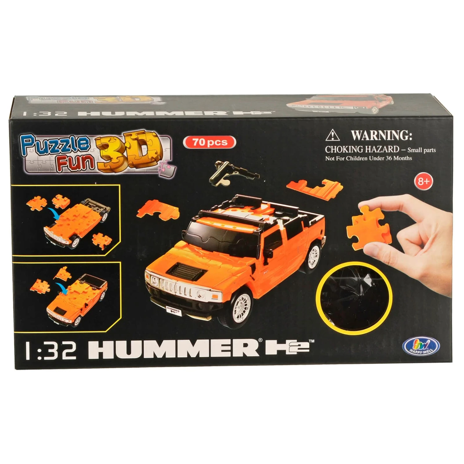 3D Jigsaw Puzzle Car 1:32 Scale Model Plastic Pieces Age 8+ 8 3D Jigsaw Puzzle Car 1:32 Scale Model Plastic Pieces Age 8+ - Image 6