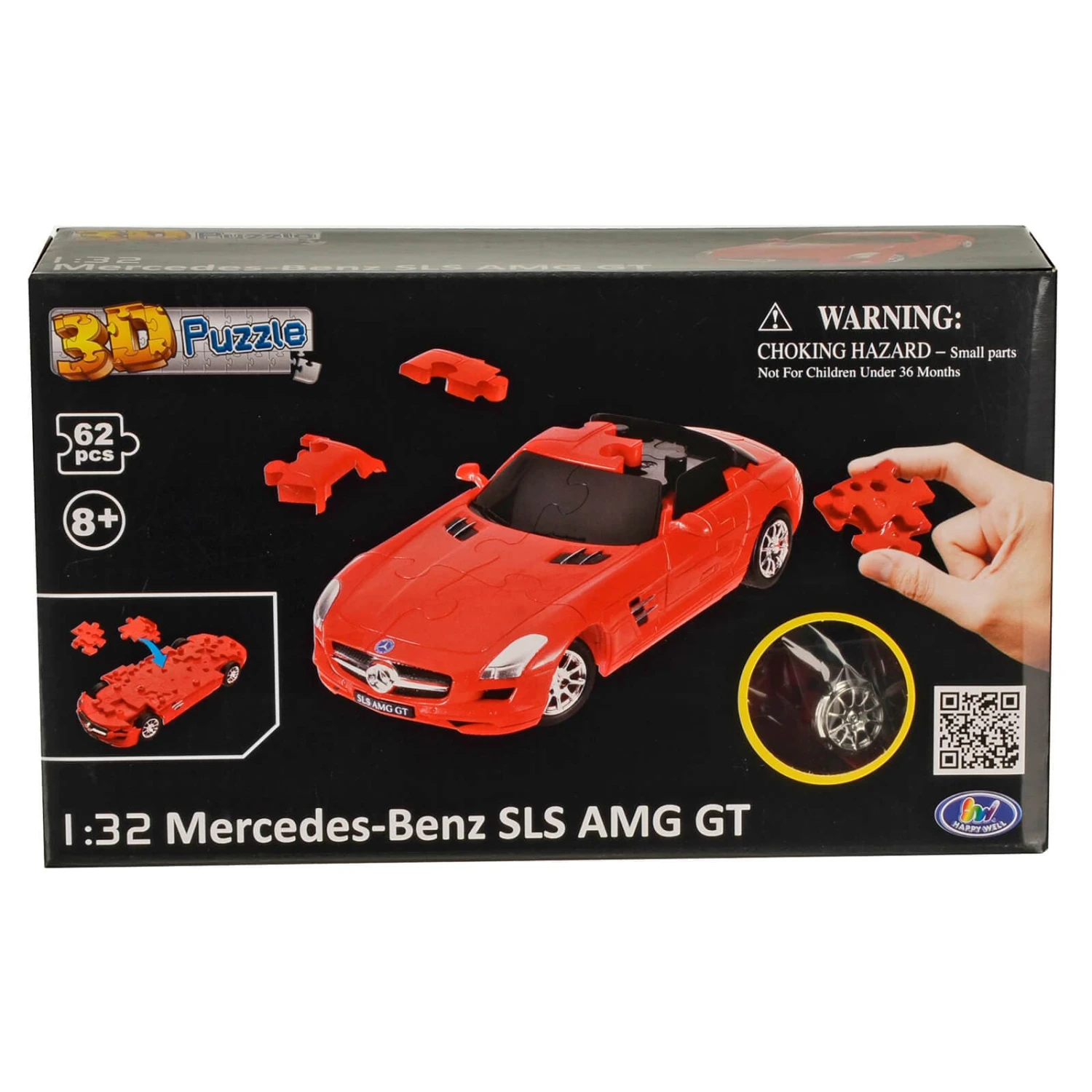 3D Jigsaw Puzzle Car 1:32 Scale Model Plastic Pieces Age 8+ 10 3D Jigsaw Puzzle Car 1:32 Scale Model Plastic Pieces Age 8+ - Image 8