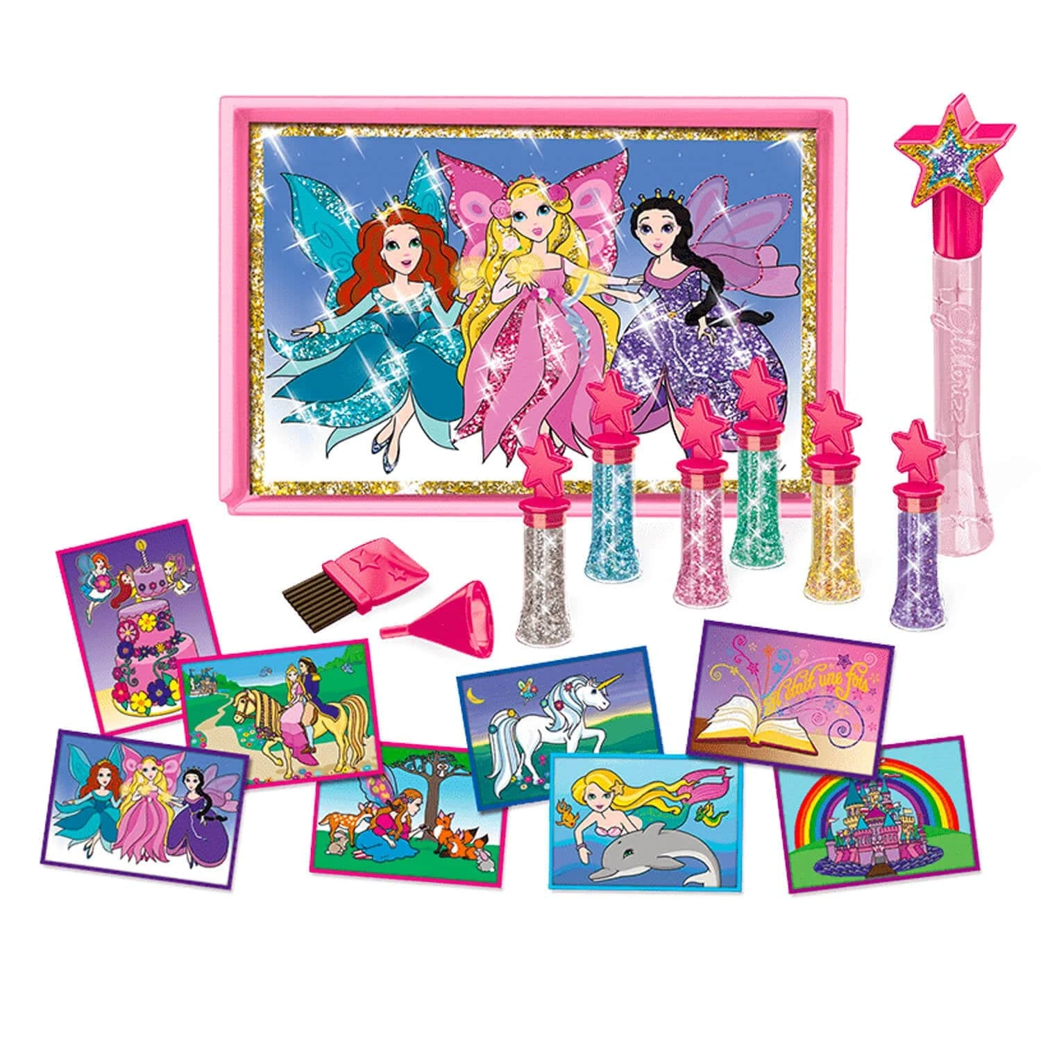 Glitterizz Fairy Tales Sparkling Art Pictures Creative Age 5+ 4 Glitterizz Fairy Tales Sparkling Art Pictures Creative Age 5+ - Image 2