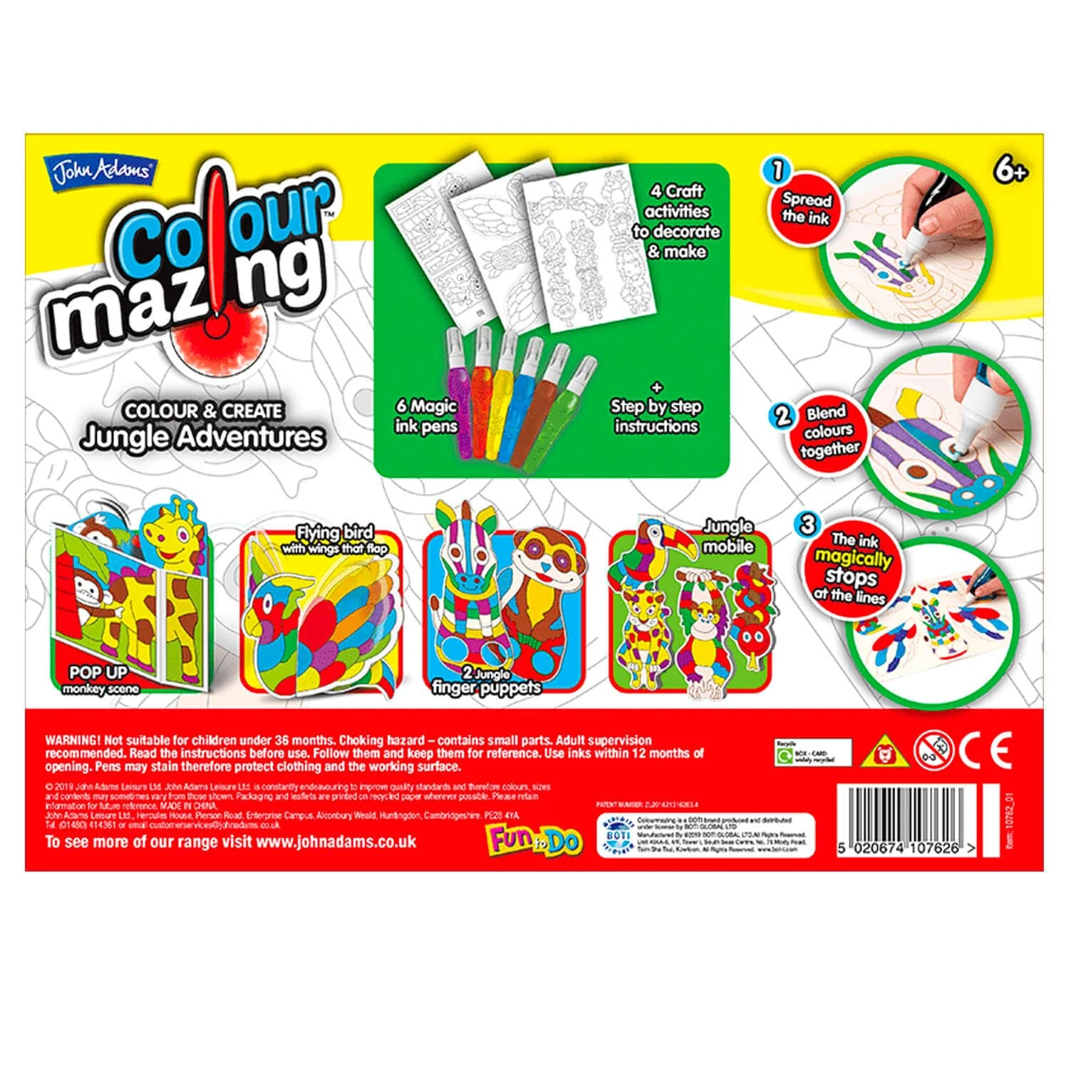 Colourmazing 3D Colour & Create Activity Set Magic Ink Age 6+ 5 Colourmazing 3D Colour & Create Activity Set Magic Ink Age 6+ - Image 3