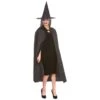 Adults Wicked Witch Cape & Hat Fancy Dress Halloween 125cm 2 Adults Wicked Witch Cape & Hat Fancy Dress Halloween 125cm -Halloween Costumes Store HF 5142 1600 1 35228.1567432626.1100.1100