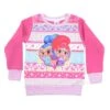 Girls Christmas Jumper Shimmer & Shine Princess Pink 2-5 Years
