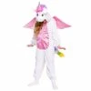 Childs Unicorn Costume All In One Hooded Suit Fancy Dress