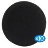 10 X Polish Wax Applicator Pads Black Sponge Kent Car Care 13cm