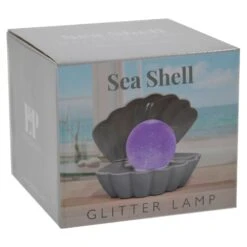 Sea Shell Water Glitter Lamp Colour Changing LED Light -Halloween Costumes Store LPL49423 3 opt