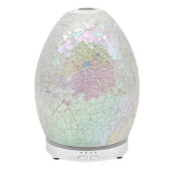 Leonardo Aroma Humidifier Mosaic Egg Shape Colour Change LED Light 16cm -Halloween Costumes Store LPLLP47477 3 opt