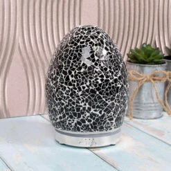Leonardo Aroma Humidifier Mosaic Egg Shape Colour Change LED Light 16cm -Halloween Costumes Store LPLLP47479 2 opt