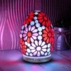Leonardo Aroma Humidifier Flower Mosaic Egg Colour Change LED Light 16cm -Halloween Costumes Store LPLLP47494 1 opt