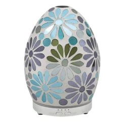 Leonardo Aroma Humidifier Flower Mosaic Egg Colour Change LED Light 16cm -Halloween Costumes Store LPLLP47497 3 opt