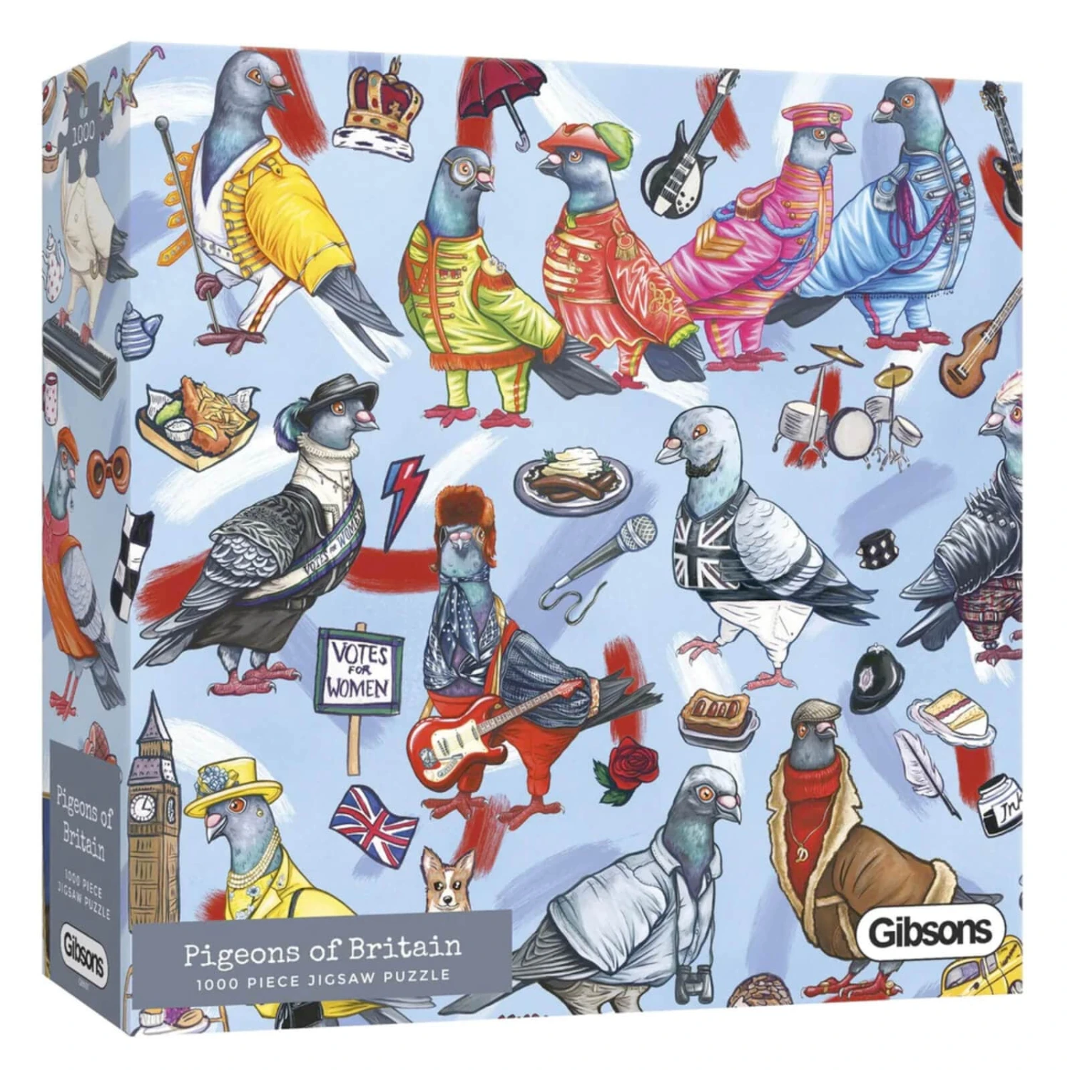 Gibsons Pigeons Of Britain Jigsaw Puzzle Famous Characters 1000 Pieces 3 Gibsons Pigeons Of Britain Jigsaw Puzzle Famous Characters 1000 Pieces