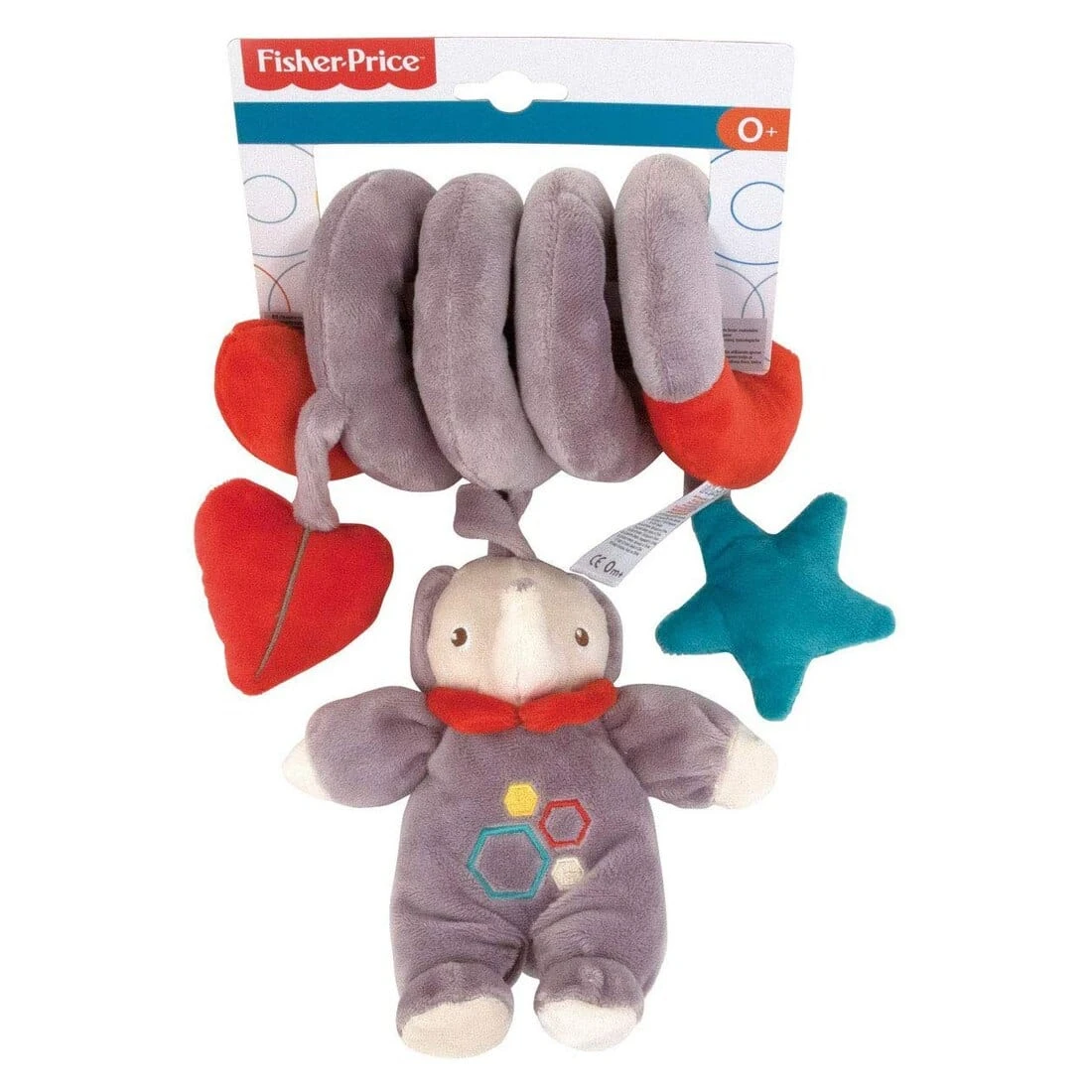 Fisher Price Fisher-Price Plush Animal Activity Spiral Baby Toy 32cm 7 Fisher Price Fisher-Price Plush Animal Activity Spiral Baby Toy 32cm - Image 5