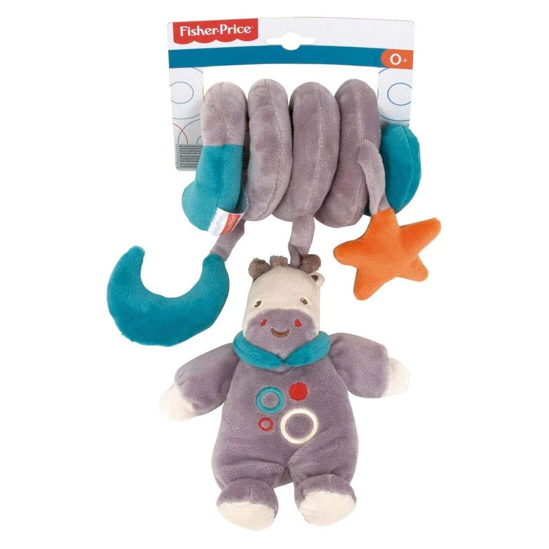 Fisher Price Fisher-Price Plush Animal Activity Spiral Baby Toy 32cm 4 Fisher Price Fisher-Price Plush Animal Activity Spiral Baby Toy 32cm - Image 2